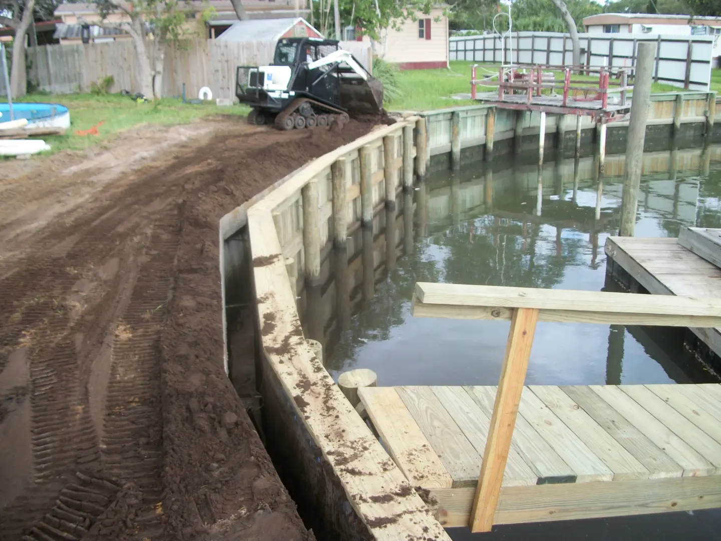 Maritime Bulkhead seawall repair