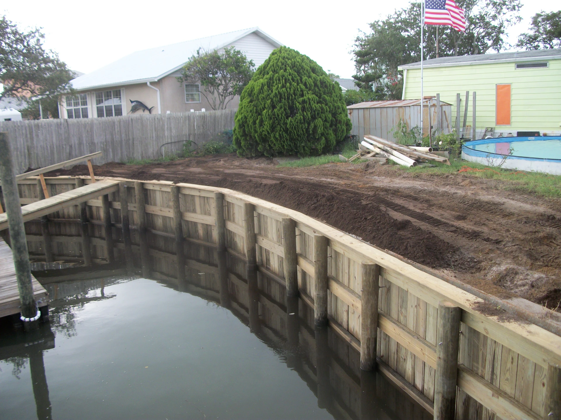 Maritime Seawall Construction